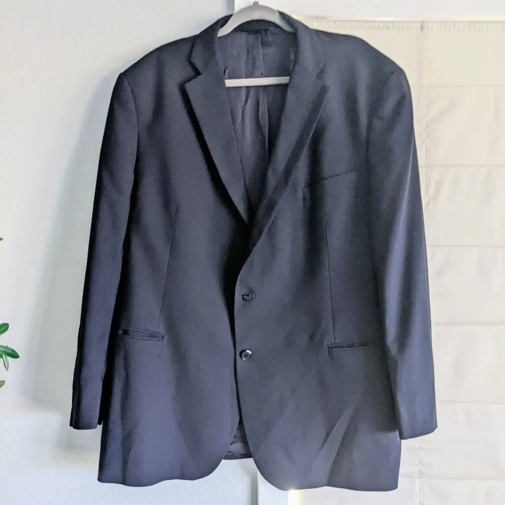 Brooks Brothers Suit Jacket 50R Black Men's Office Corporate Work